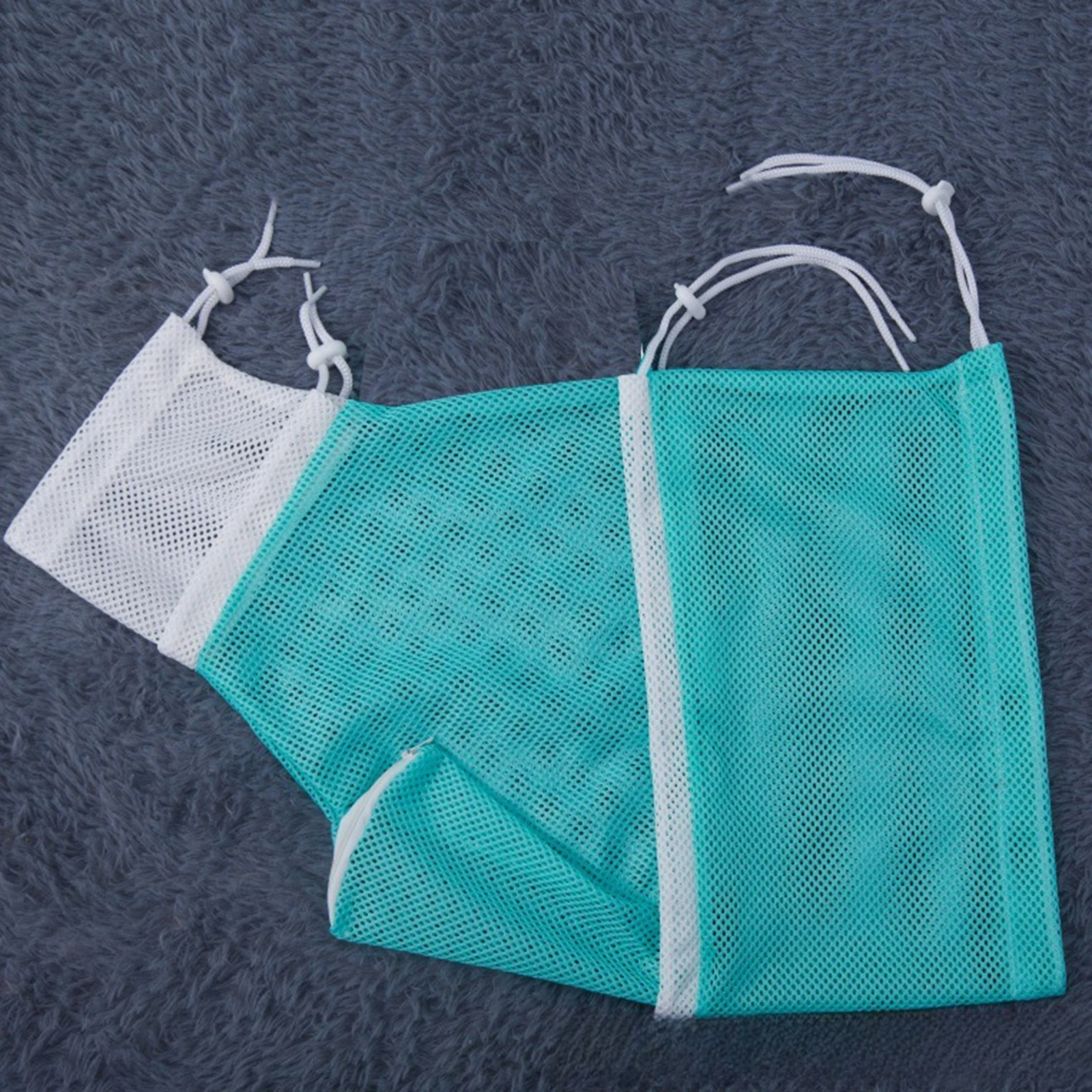 Mesh Cat Bathing Bag Restraint Bag Adjustable Multifunctional Cat Shower Net Bag for Pet Wash Shower Ears Clean Nail Trimming - Image 3