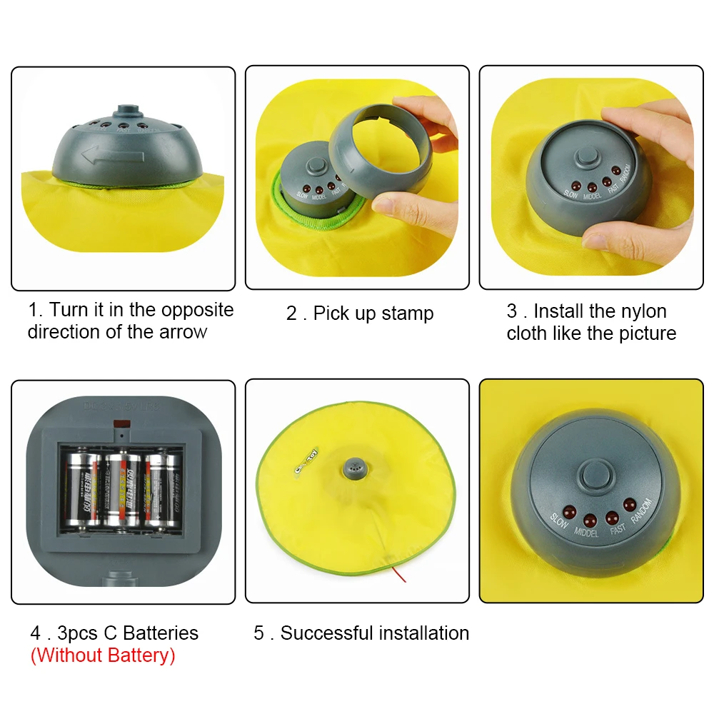 Interactive Pet Toy For Cat Kitty 4 Speeds Motion Undercover Mouse Fabric Moving Feather Automatic Electric Cat Toy Plate - Image 4