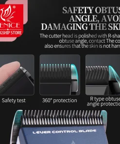 Alternative view of Fenice Electrical Pet Clipper Machine Grooming Kit Rechargeable Pet Cat Dog Hair Trimmer Shaver Set Animals Hair Cutting