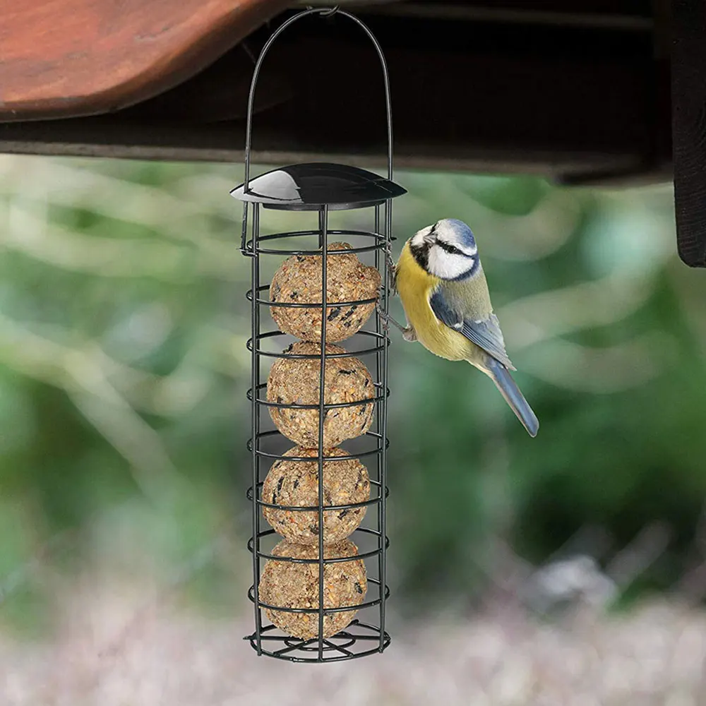 Hanging Bird Feeding Tool Garden Paddock Bird Feeder Pet Supplies Outdoor Decoration Wild Bird Seed Feeder PVC Tube Seed Feeders - Image 4