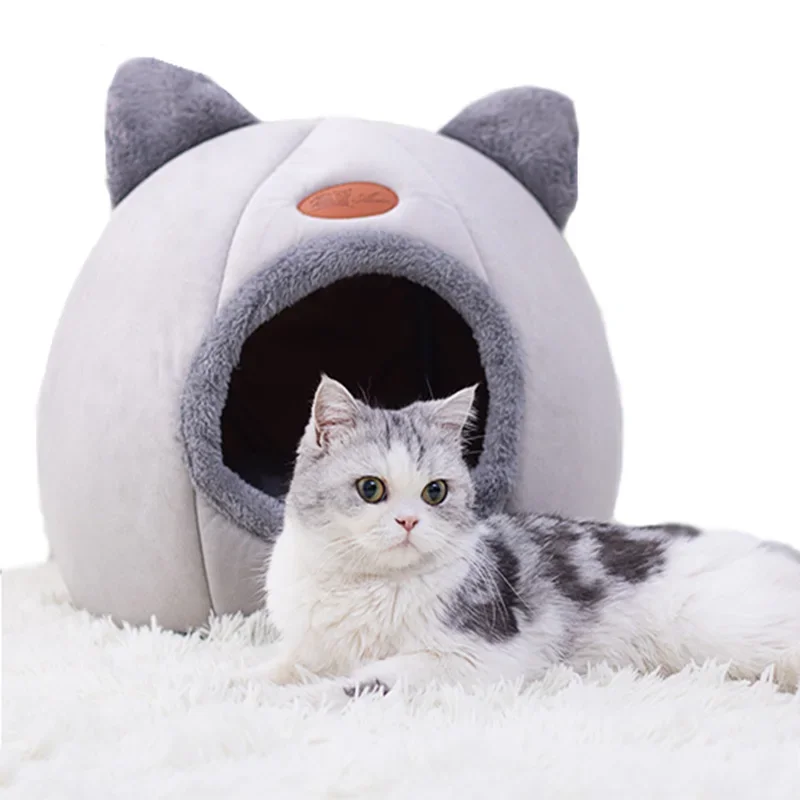New Deep Sleep Comfort In Winter Cat Bed Iittle Mat Basket Small Dog House Products Pets Tent Cozy Cave Nest Indoor Cama Gato - Image 5