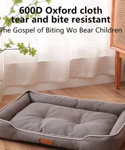 Alternative view of Waterproof Dog Bed 600D Oxford Pet Dogs Beds for All Seasons Thickened PP Cotton Filling Bite-resistant Pet Mat Dog Accessories