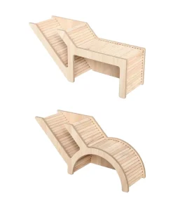 Alternative view of Hamster Habitat And Shelter,Wooden Hideaway for Small Pets,Play Structure for