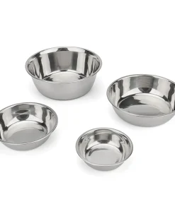 Alternative view of Dog Bowl Stainless Steel Pet Feeding Bowl Cat Food Drinking Feeder Bowl Durable Cheap For Small Medium Big Dogs
