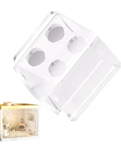 Magnetic water bottle holder water dispenser holder Small Pet Feeder Magnet Bracket Leakproof Hamster Water Bottle Holder forPet