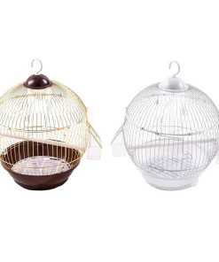 Hanging Cage Hanging Hook Metal Birdcage for African Grey Parrot Lovebirds