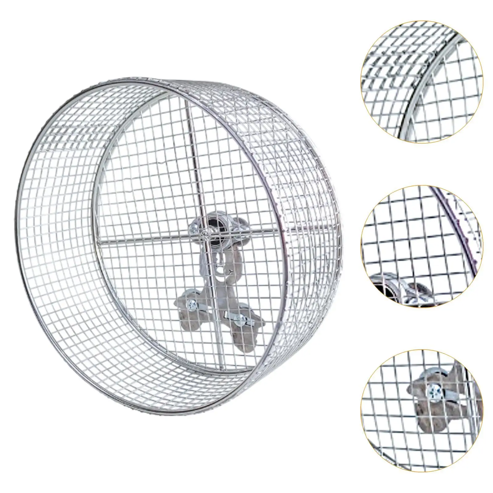 Metal Hamster Running Exercise Wheel Mute Guinea Pig Jogging Wheel Hamster Jogging Small Animals Wheel Accessories - Image 6