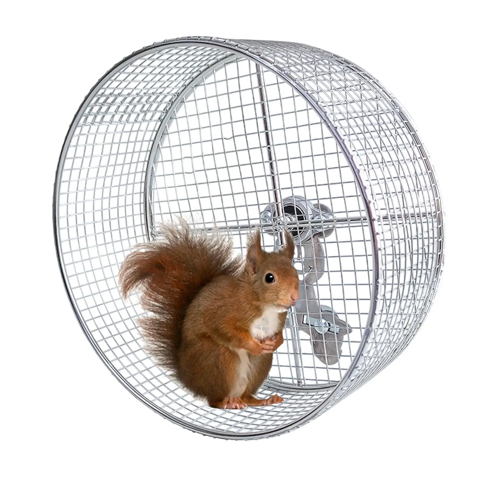 Metal Hamster Running Exercise Wheel Mute Guinea Pig Jogging Wheel Hamster Jogging Small Animals Wheel Accessories - Image 4