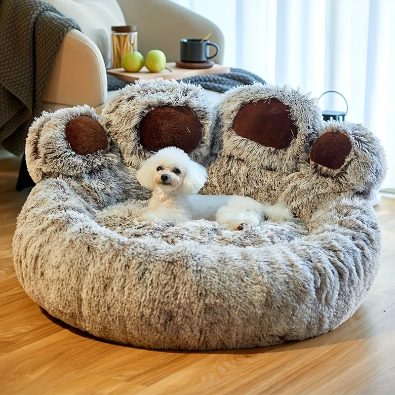 Bear Paw™ Cozy Dog & Cat Bed