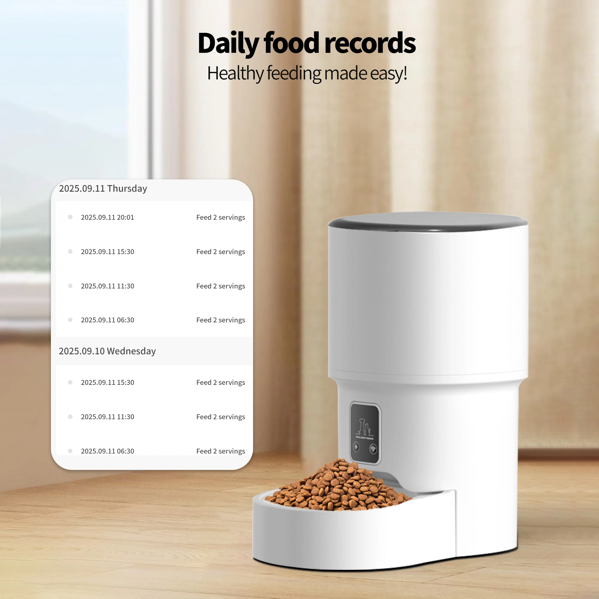 Smart Automatic Pet Feeder with HD Camera & App Control - Image 6