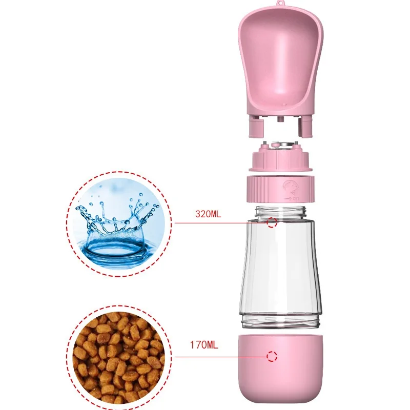 2 In 1 Portable Dog Water Bottle - Image 3