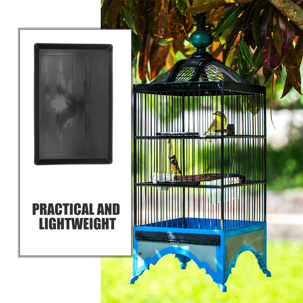 2pcs Pet Cage Tray For Small Dogs Rabbits Birds Reusable Plastic Leak-Proof Replacement Litter Tray Dog Crate Pan Bird Cage - Image 2