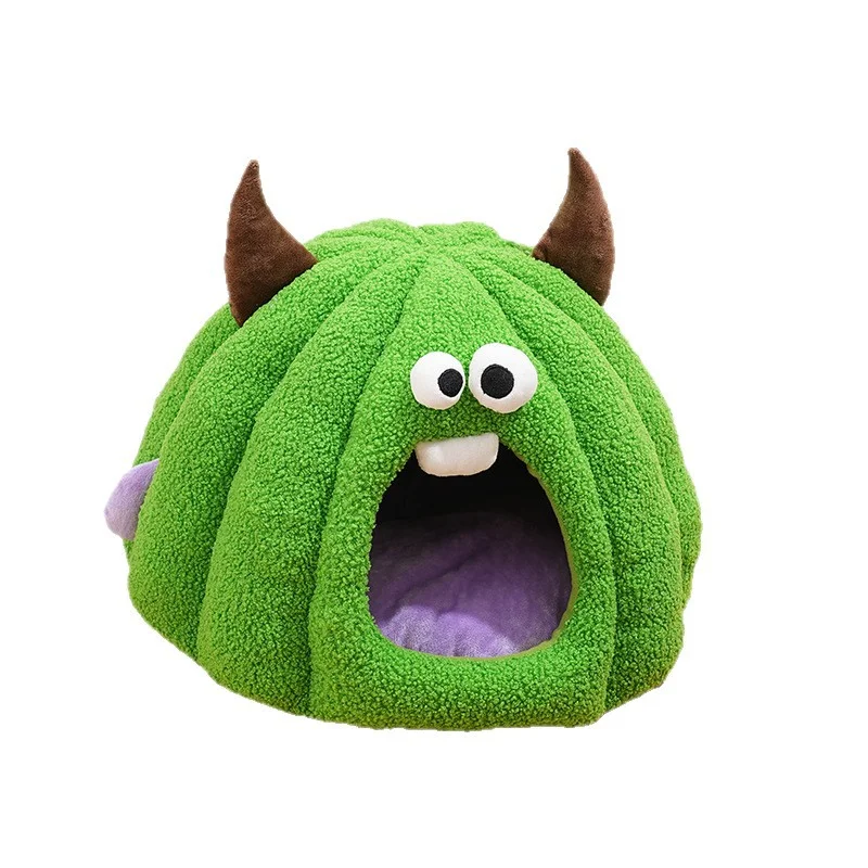 Monster Nest Cat Bed Autumn and Winter Cat Hide and Seek Play Sleep in One Cat Dog Nest Pet Nest Halloween - Image 5