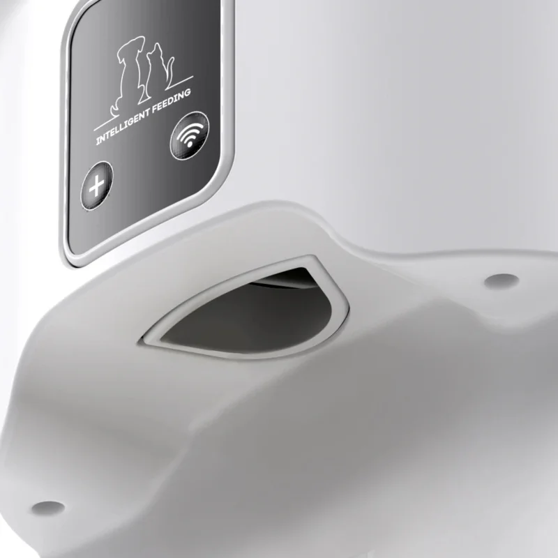 Smart Automatic Pet Feeder 4L APP/Button Control for Cats & Dogs, Timer Feeder with Voice Recorder, Perfect for Travel/Vacation - Image 4