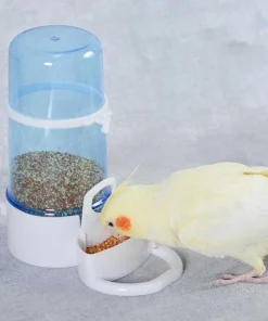 Alternative view of Bird Water Drinker Feeder Container Squirrel Parrot Water Dispenser Pet Bird Food Box Dispenser Cage Accessories Birds Supplies