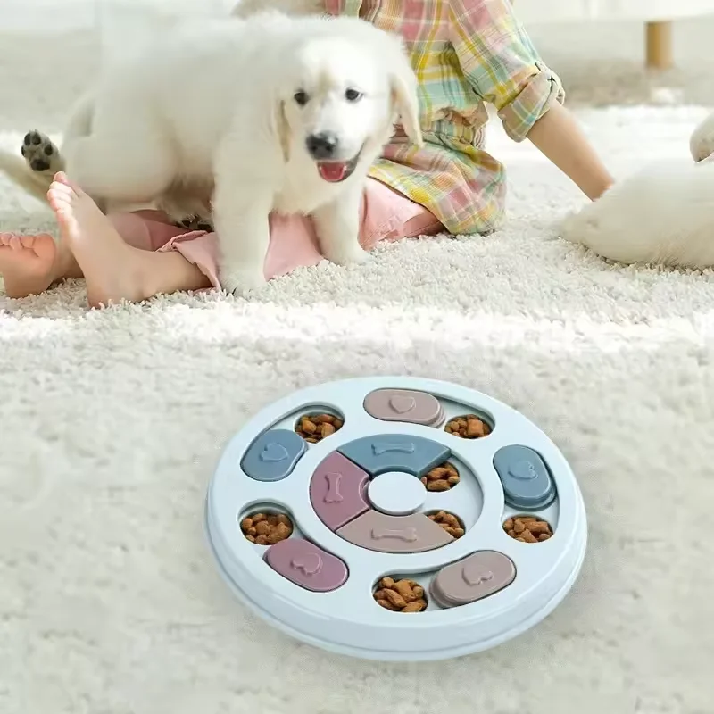 Dog educational toys, anti-choking bowl, slow feeding tray invisible food bowl non-slip dog bowl cat bowl pet fun supplies - Image 3