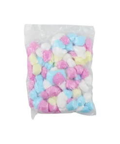 100pcs/pack Colorful Cotton Balls for Small Animal Cages - Hamster Rat Mouse Warm House Bedding Essential Pet Supplies Pack