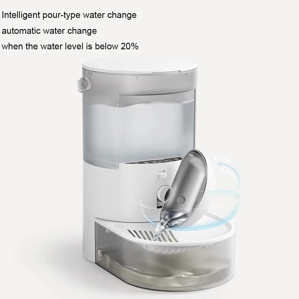 3.8L Wireless Automatic Cat Fountain Pet Water Feeder Gravitation water feeder Timed Smart Dog Water Dispenser No filter require - Image 2