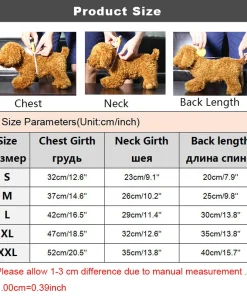 Alternative view of Velvet Dog Pajamas Turtleneck Dog Sweater Plush Soft Pet Clothes Winter Outfit Doggy Pjs Puppy Jumpsuit for Small Dogs Cats