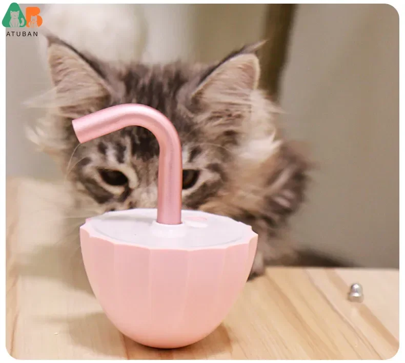 ATUBAN Cat Laser Toy,Pet Automatic Laser Cat Toys for Indoor Cats Kitten Tumbler Interaction Toys,360 Degree Irregular Rotation - Image 5