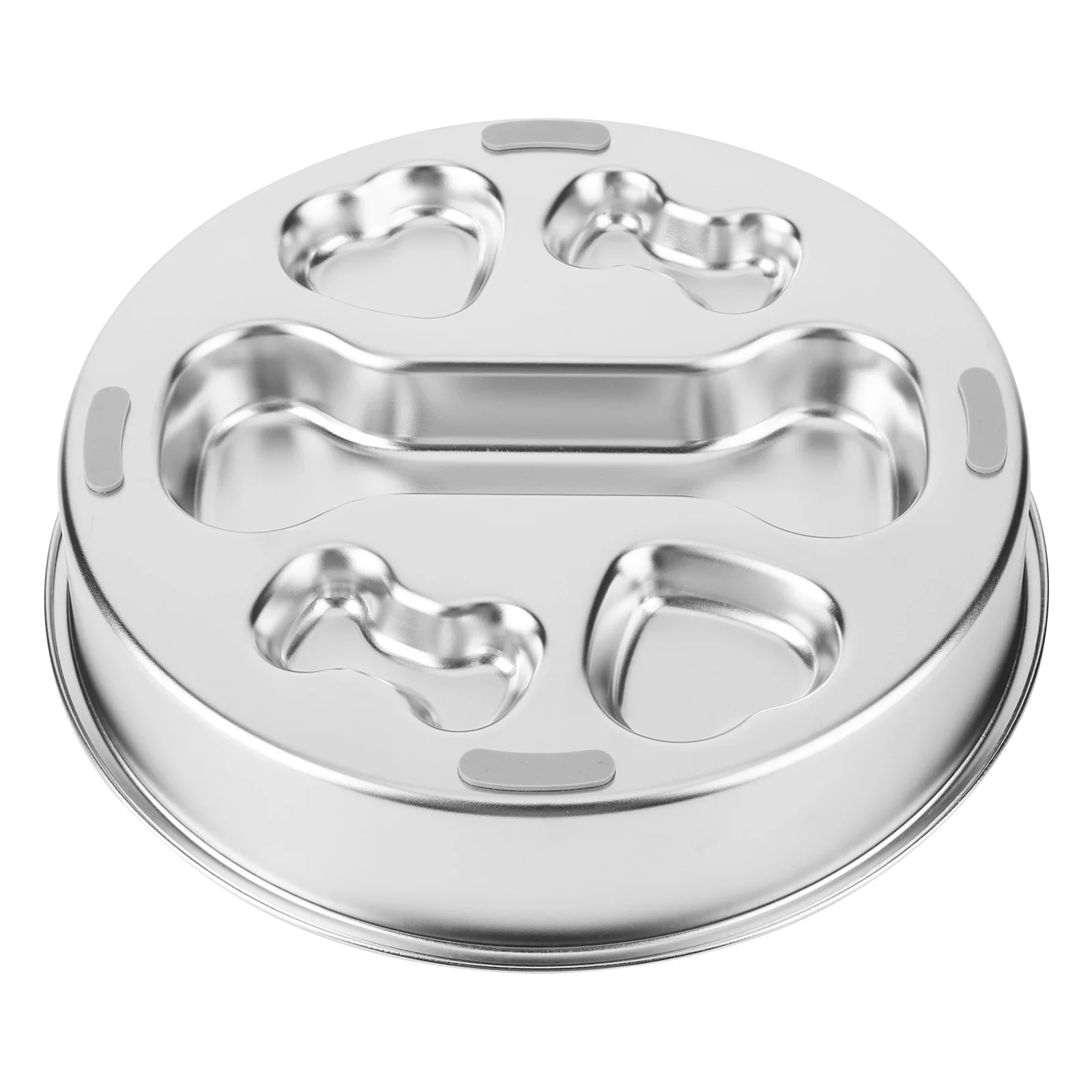 Stainless Steel Dog Bowl Pet Dog Slow Feeder with Non-Slip Mat Dog Water Bowl Anti-Choking Pet Bowl for Small & Medium Dogs - Image 6