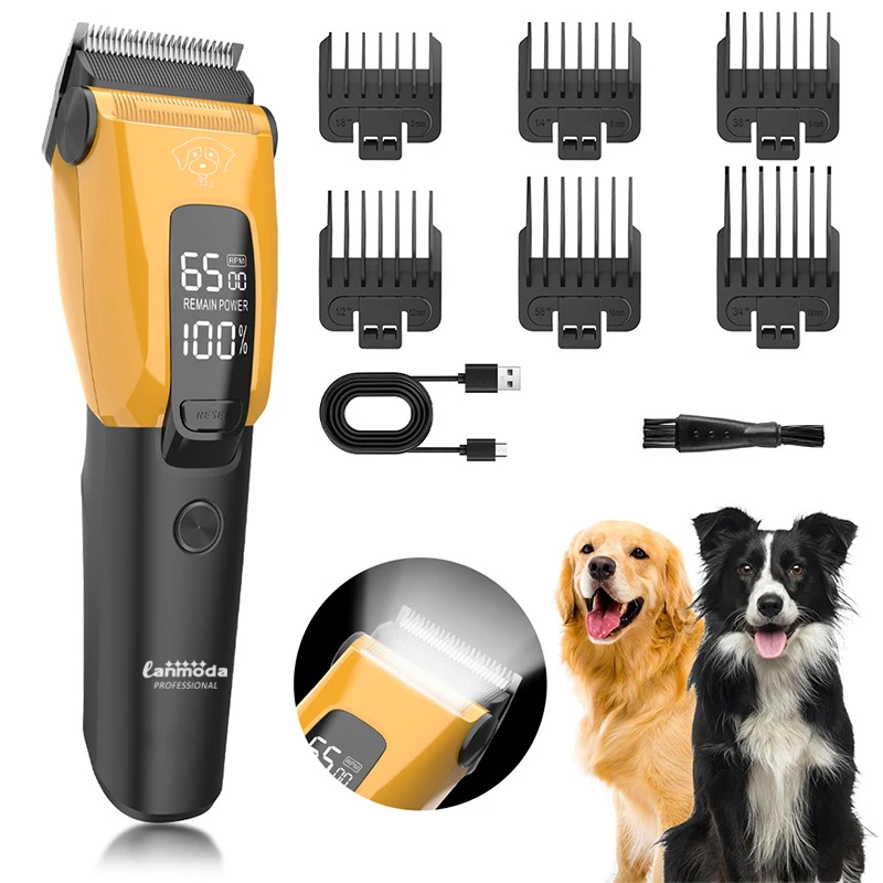 Pet Clipper Professional Dog Hair Trimmer Cat Grooming Shaver Type-C Charged Electric Puppy Cutting Machine for Small Big animal - Image 6