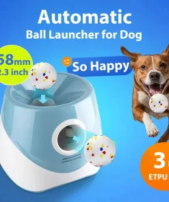 Alternative view of Automatic Dog Ball Launcher, Rechargeable Tennis Ball Thrower for Interactive Training Fetch Play, Fun Toy for Medium Large Dog