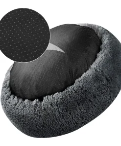 Alternative view of Pet Dog Bed Comfortable Donut Cuddler Round Dog Kennel Ultra Soft Washable Dog and Cat Cushion Bed Winter Warm Sofa hot sell