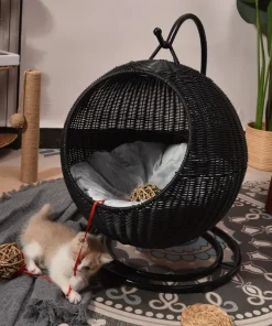 Cat and dog kennel rattan pet products Summer pet kennel cool kennel hanging cat basket four seasons universal pet mat