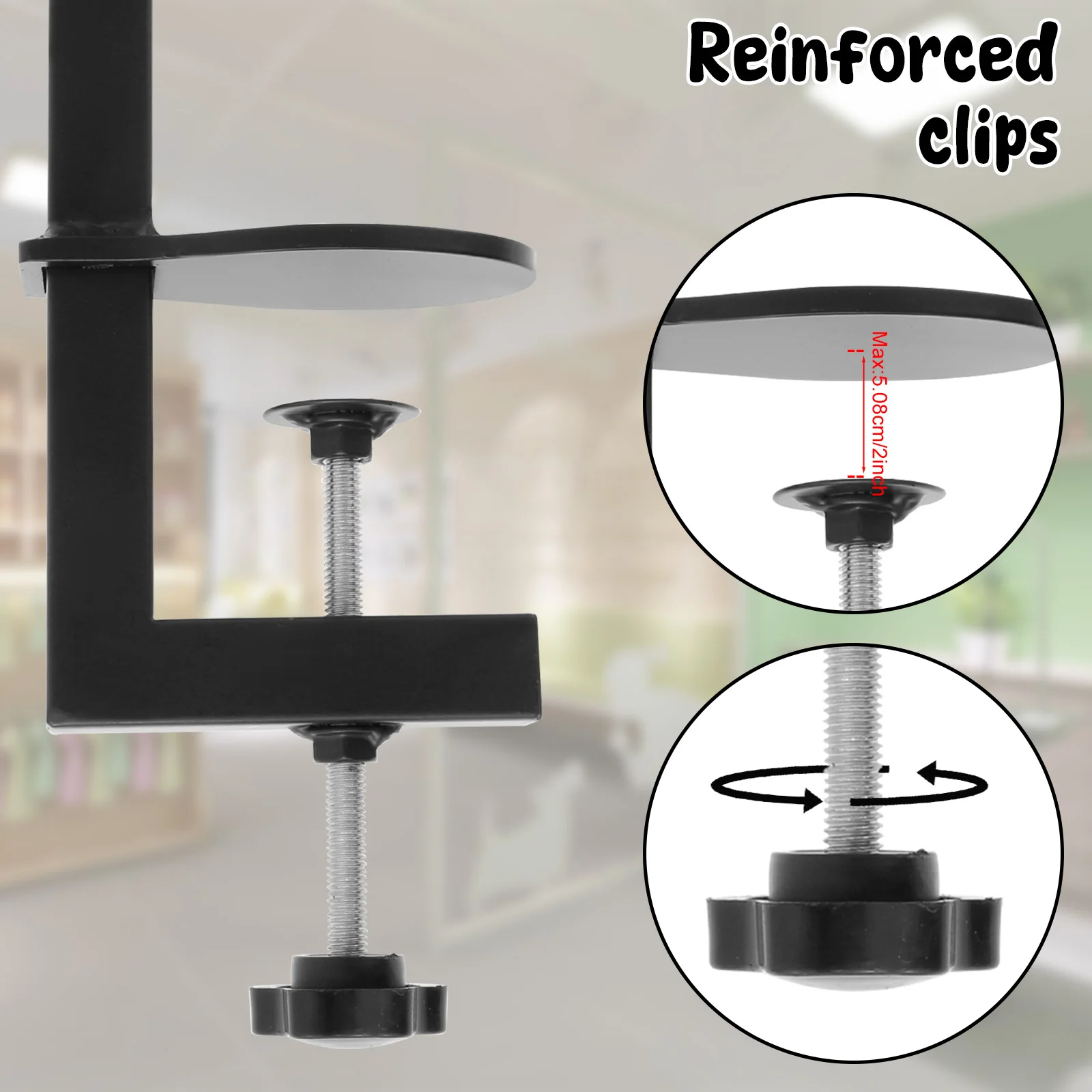 Dog Grooming Table Arm Iron Pet Grooming Stand with Clamp Height Adjustable Fixed Dog Beauty Stand for Pet Nail Clipping Haircut - Image 5