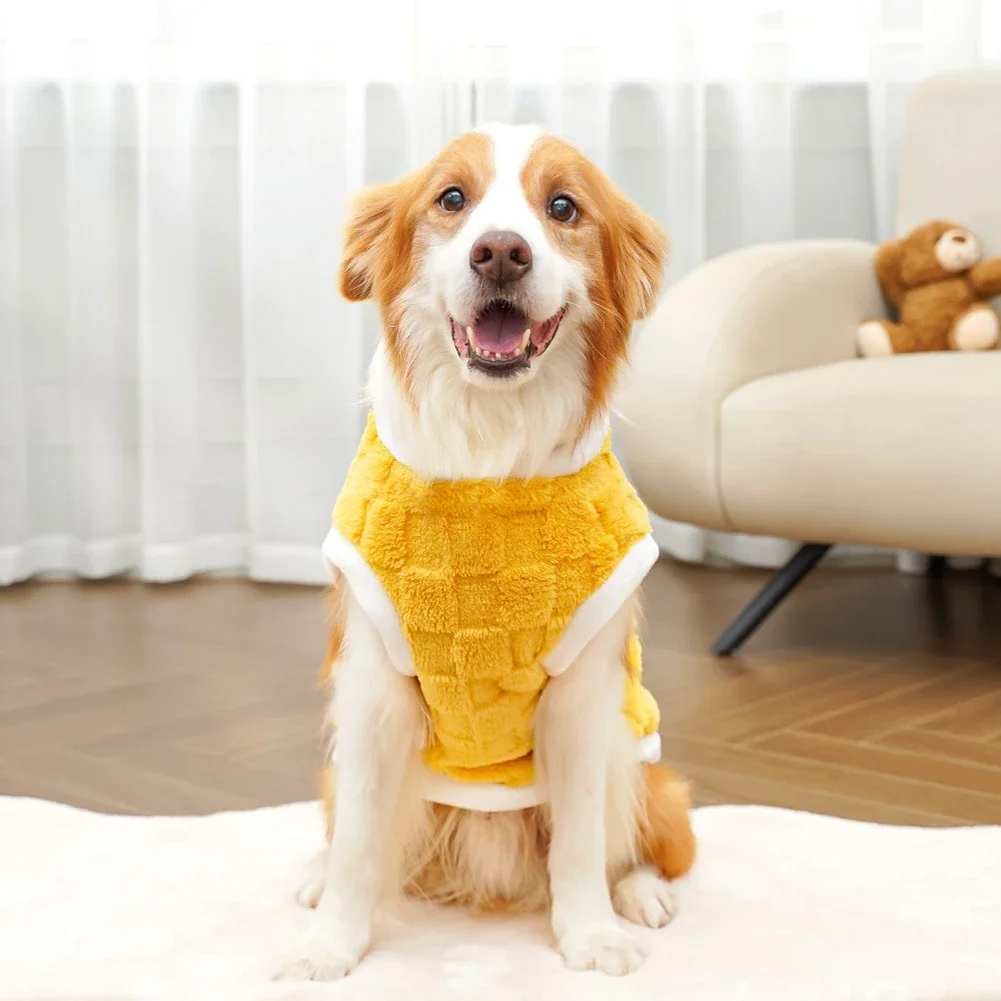 Big Dogs Clothes Winter Warm Sweater S-6XL Size Pet Clothing Golden Retriever Dog Coats Sweatshirt Pets Puppy Pullover Vest - Image 4