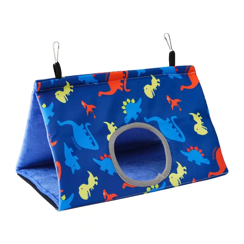 Autumn Winter Plush Parrot Nest House Hammock Thickened Sleeping Bed Cave Comfortable Hanging Cage for Bird Pet Accessories - Image 2