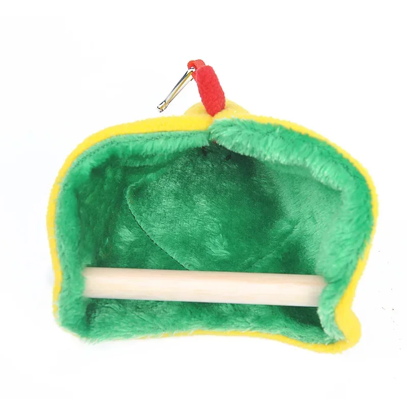 Warm Bird Parrot Nest Soft Plush Bird Parrot Hammock Warm Hanging Bed For Pet Cave Cage Hut Tent Toy House for Small Animals - Image 5