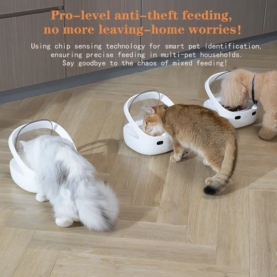 New Petoneer NutriCare Feeder Tailored For Multi-Pet Households Pet feeder Cat And Dog Feeder With App Global Version - Image 3