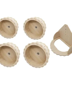 Hamster Wooden Running Wheel Toys Exercise Wheels for Gerbils Syrian Hamster