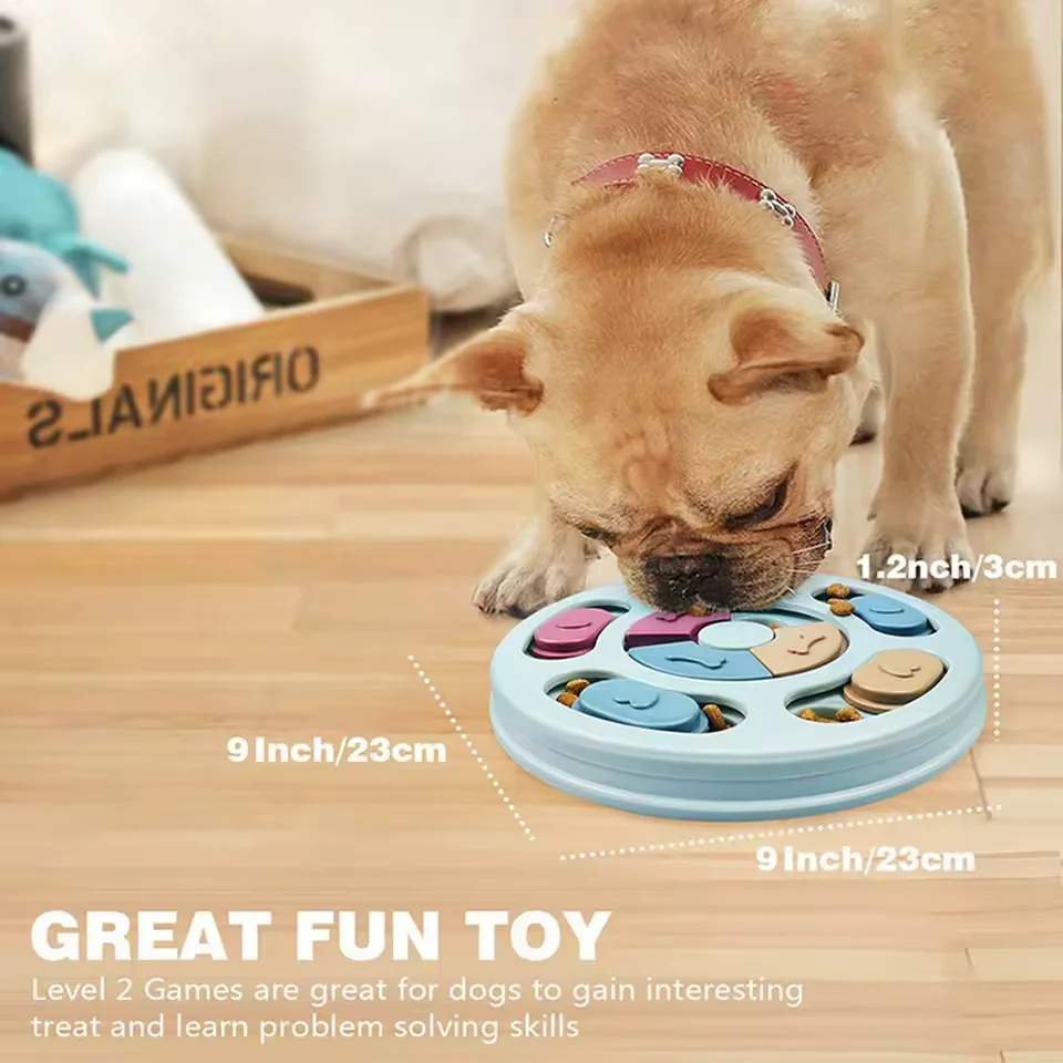 Dog educational toys, anti-choking bowl, slow feeding tray invisible food bowl non-slip dog bowl cat bowl pet fun supplies - Image 2