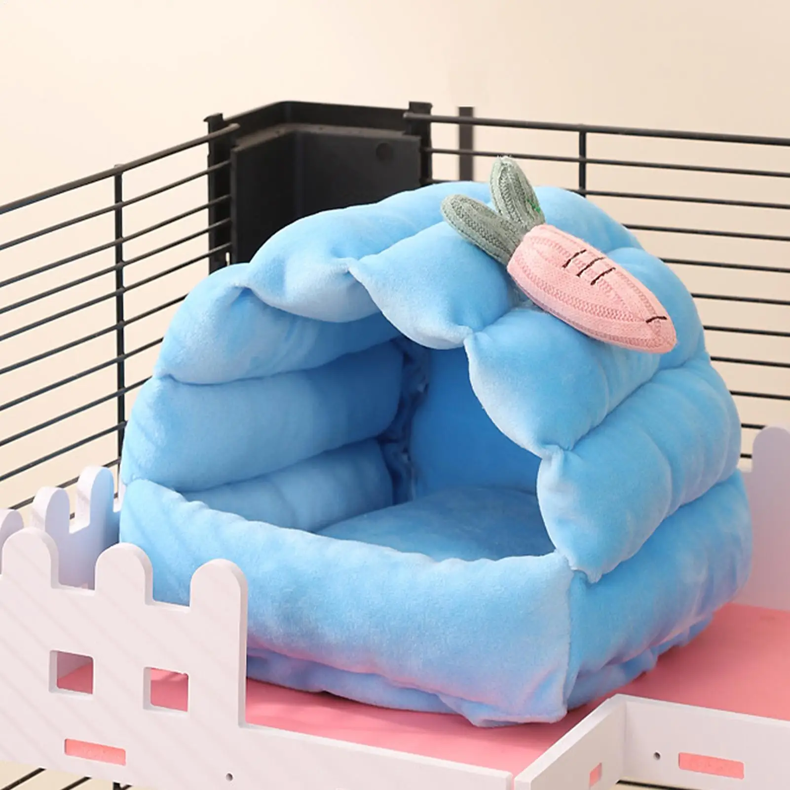 Gerbil House Warm Cage Chew-proof Breathable Hamster Home For Bunny Pet Ferret Animal Chinchilla Squirrel Birds Winter - Image 4