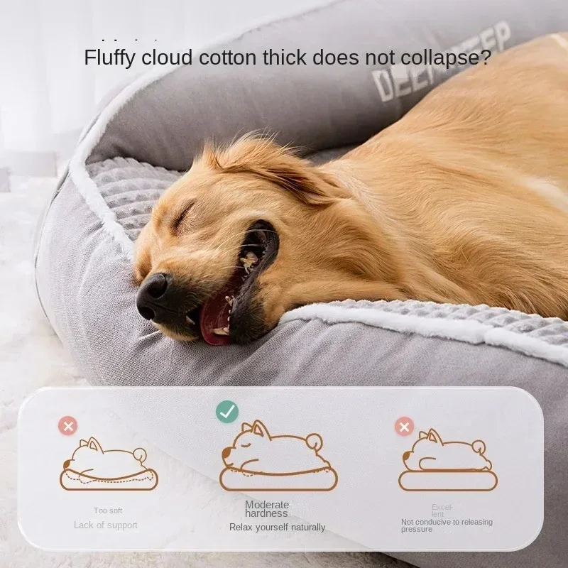Pet Bed for Dog Winter Bedding Dogs Halloween Cats Christmas Sofa Warm Small Baskets Puppy Medium Large Pets Accessories Blanket - Image 3