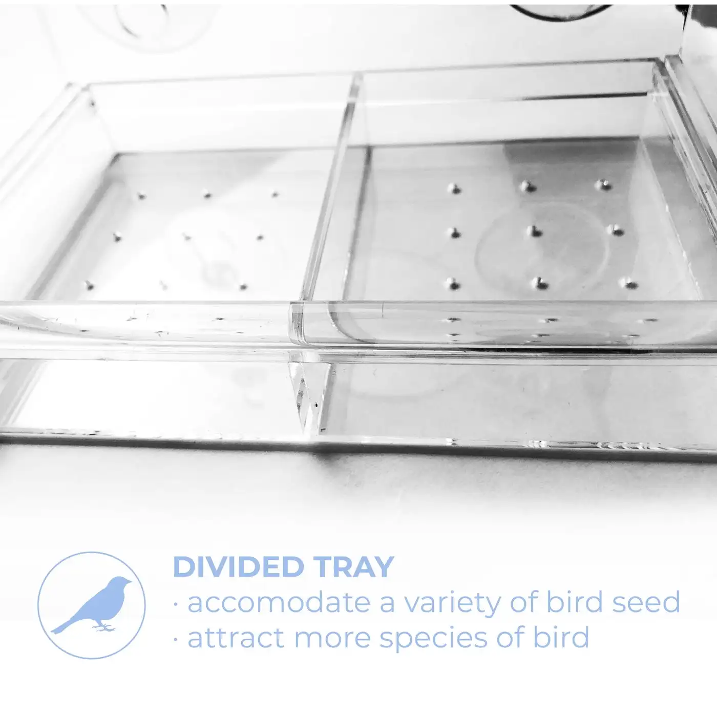 Window Bird House Feeder and 4 Extra Strong Suction Cups - Image 4