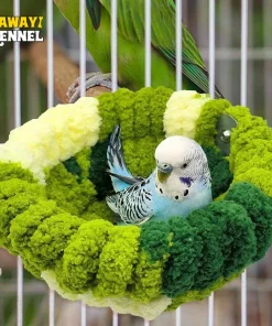Autumn Winter Warm Cozy Bird Nest Plush Parrot Round Sleeping Bed House Toys for Small Animal Pet Bird Parrot Cage Accessories