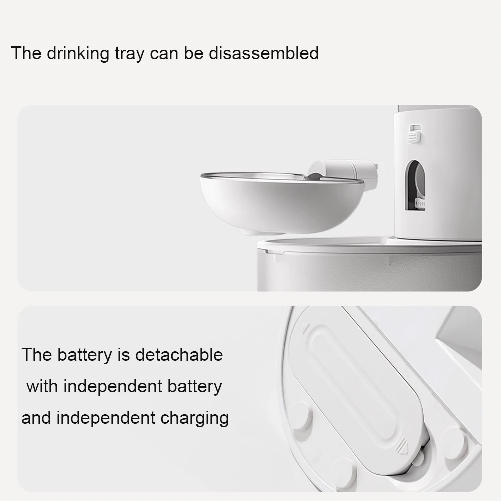 3.8L Wireless Automatic Cat Fountain Pet Water Feeder Gravitation water feeder Timed Smart Dog Water Dispenser No filter require - Image 6