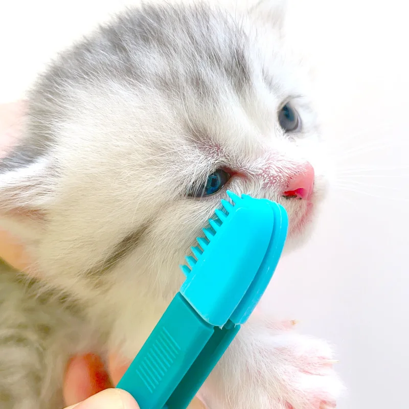Dog Cat Cleaning Supplies Soft Pet Eye Rub Handheld Cats Tear Stains Brush Eye Care Pets Cleaning Grooming Tools Cat Accessories - Image 5