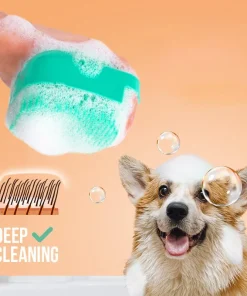 Bathroom Puppy Big Dog Cat Bath Massage Gloves Brush Soft Safety Silicone Pet Accessories for Dogs Cats Tools Mascotas Products