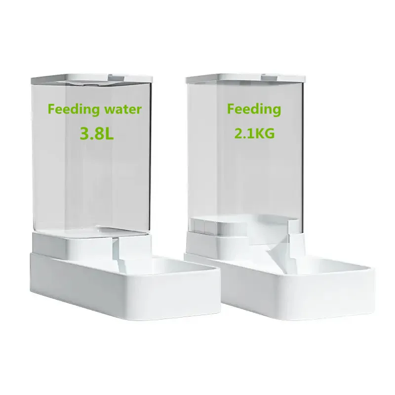 Dog Automatic Feeder Transparent Automatic Gravity Cat Water Bowl High Capacity Food Storage Container Cat And Dog Accessories - Image 2