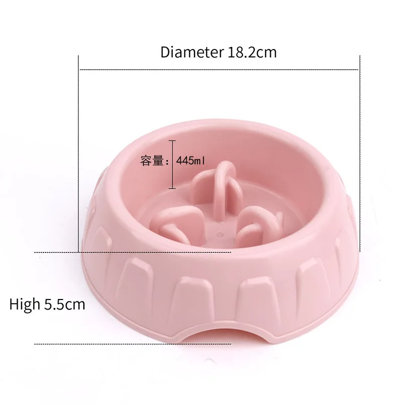 Non-Slip Slow Feeder Dog Bowl Anti-Choke Anti-Tip Pet Bowl for Small Medium Dogs Home Use - Image 6