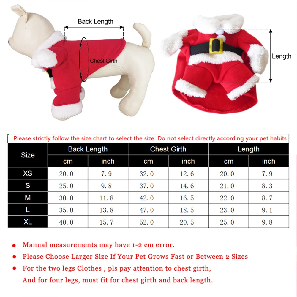 Holiday Cat Clothes Christmas Pet Dress Up Costumes Gifts Cute Festival Party Kitten Jumpsuits For Small Medium Dogs Cats Sphynx - Image 6