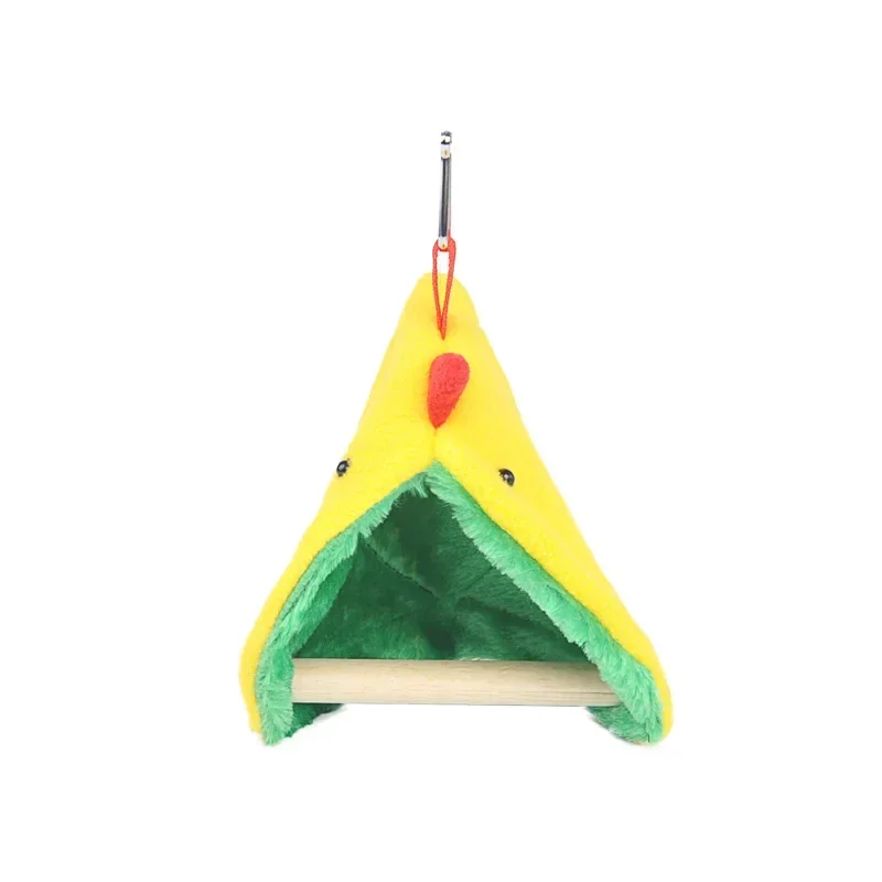 Warm Bird Parrot Nest Soft Plush Bird Parrot Hammock Warm Hanging Bed For Pet Cave Cage Hut Tent Toy House for Small Animals - Image 6