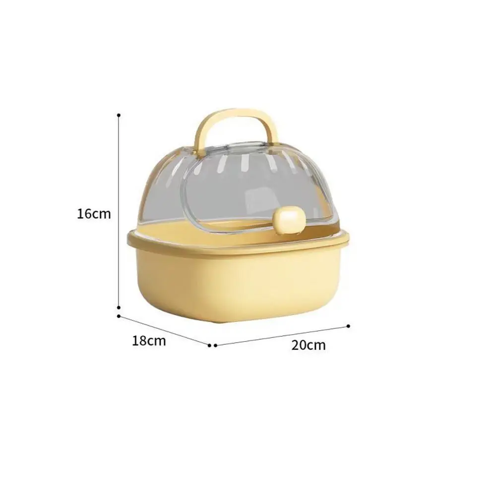 Portable Handheld Hamster Cage Sturdy Breathable Pet Carrying Box Large Space Travel Carrier Holder Pet House - Image 6