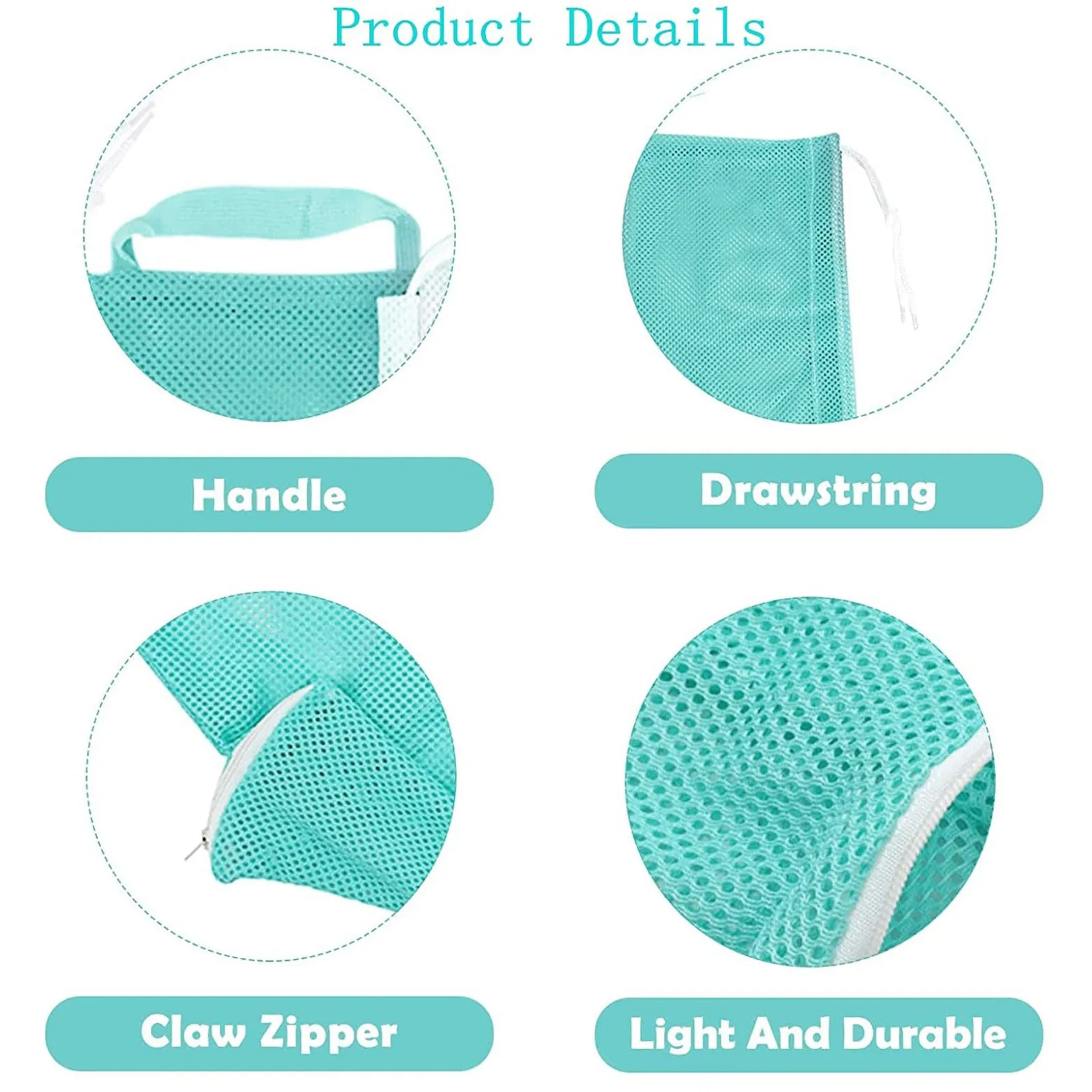 Mesh Cat Grooming Bathing Bag Adjustable Cats Washing Bags Pet Nail Trimming Clean Anti Scratch Bite Restraint Shower Net - Image 3