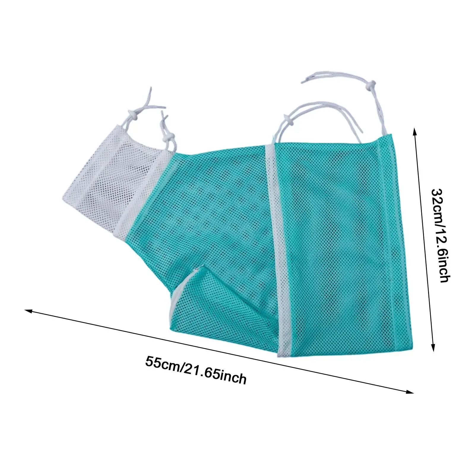 Mesh Cat Bathing Bag Restraint Bag Adjustable Multifunctional Cat Shower Net Bag for Pet Wash Shower Ears Clean Nail Trimming - Image 6